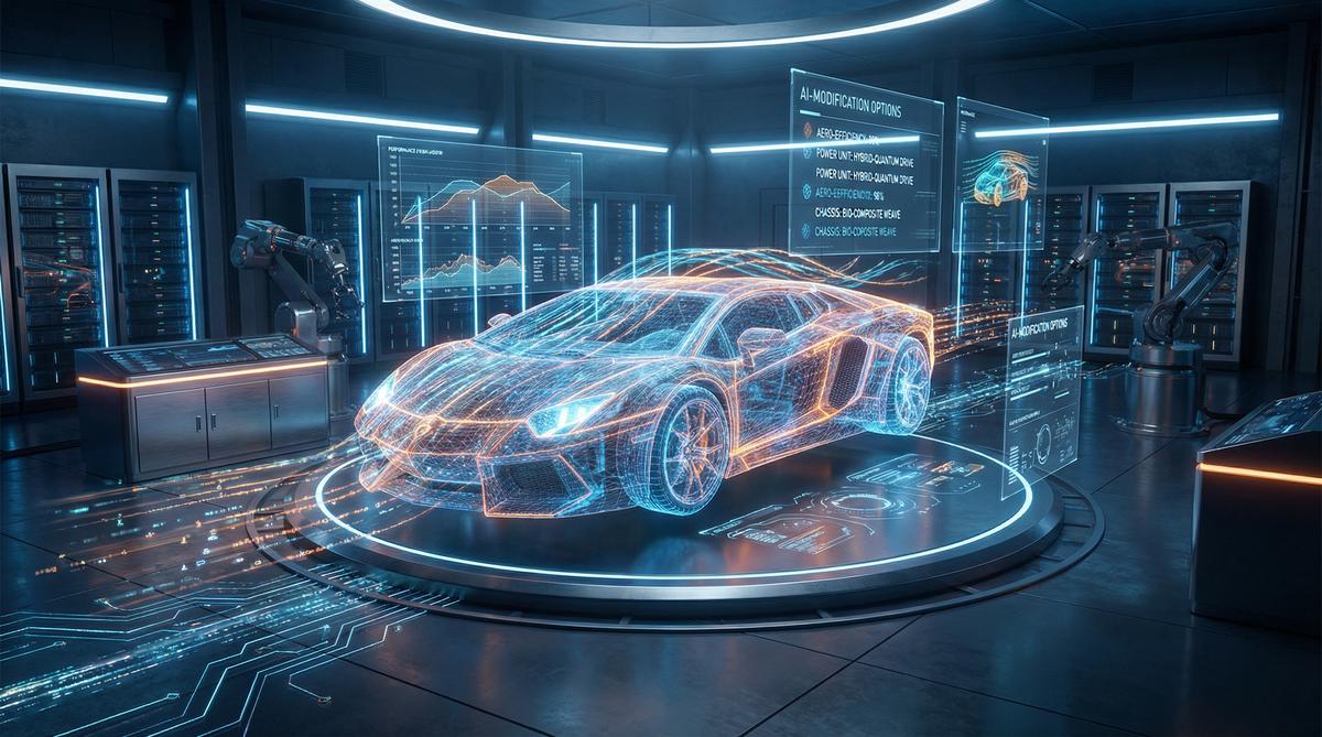 同人动漫AI汽车改装视频技术展示